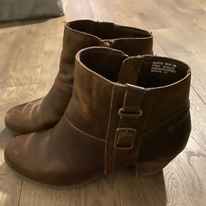 Bass leather booties